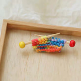 Rainbow Knit Pin