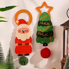 Christmas Door Handle Hanging Decor Set