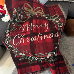 Christmas Woven Blanket