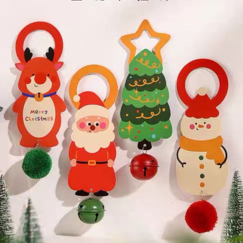 Christmas Door Handle Hanging Decor Set