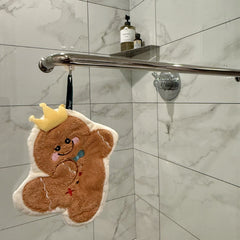 Cute Holiday Plush Hand Towels Set